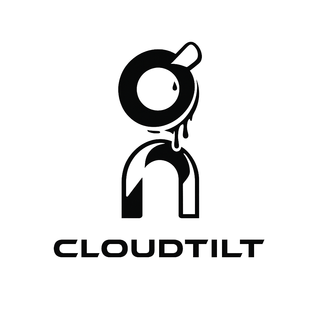 CloudTilt logo noir